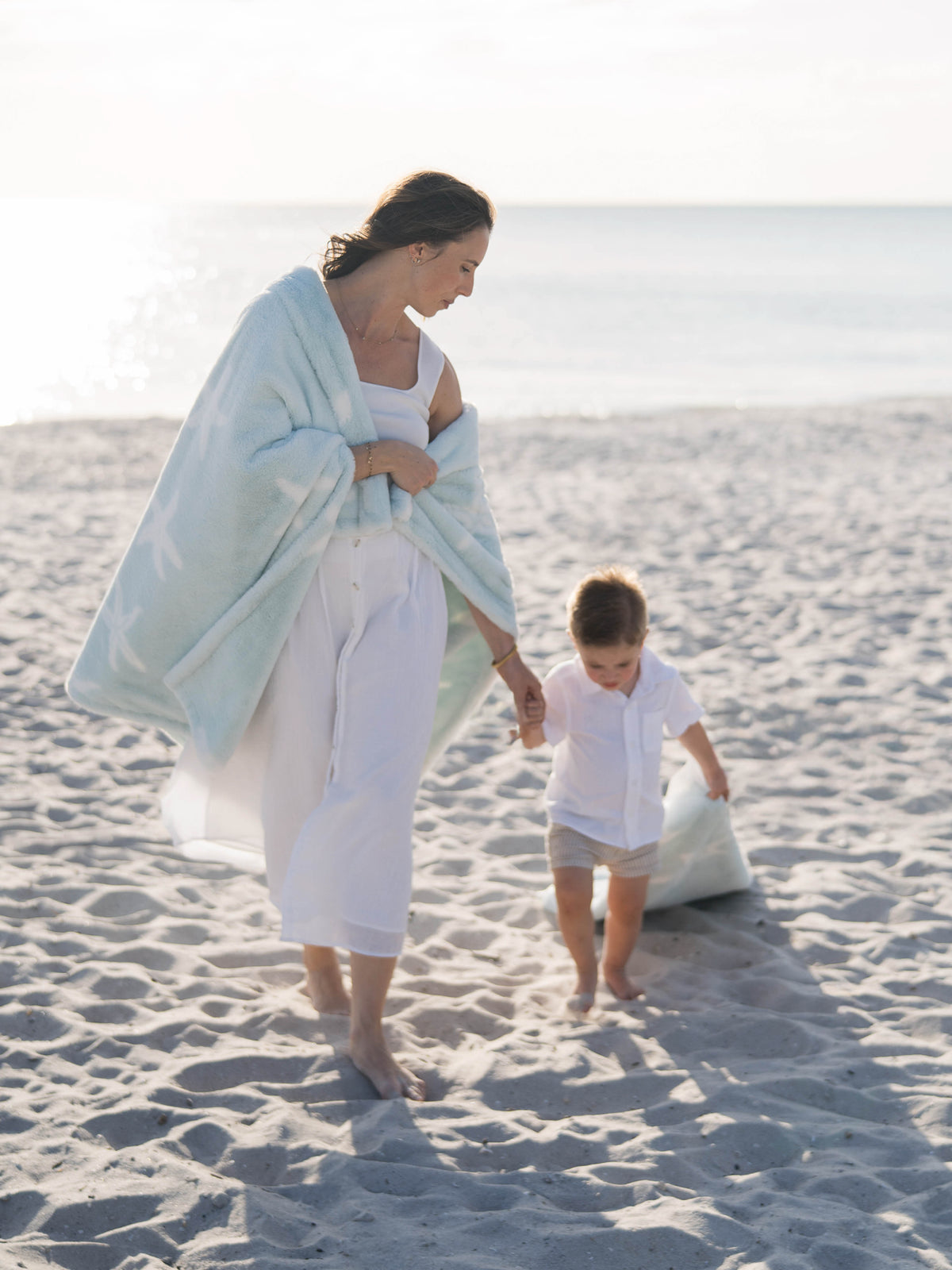 Luxe™ Coastal Calm Luxury Home Throw (45" x 59")