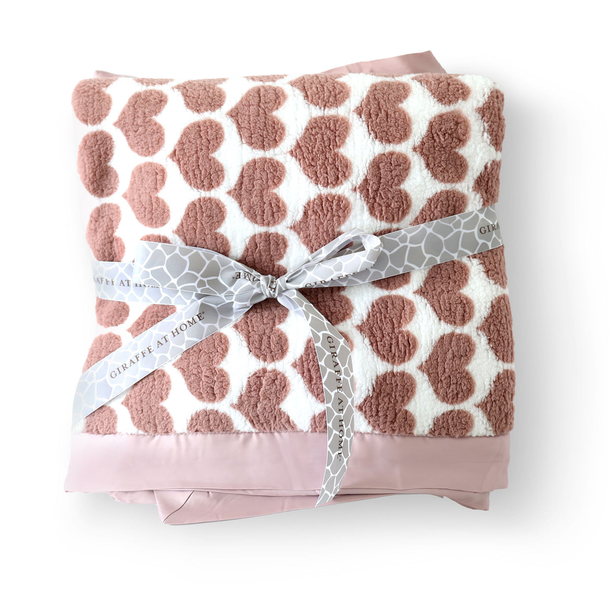 Chenille Heart Army Throw