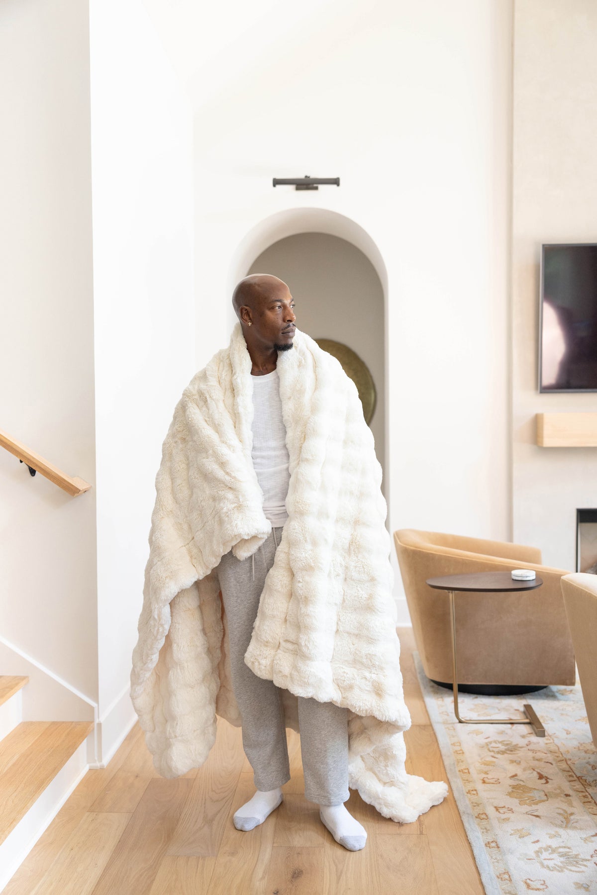 Cloudscape Throw Blanket